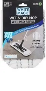White Magic Eco Cloth Wet & Dry Mop Wet Pad Refill