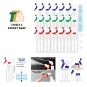 18 Pcs 16 Oz Plastic Spray Bottle Bulk Empty Refillable Spray Bottles for Cle...
