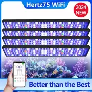 4x H75 WiFi PopBloom Led Aquarium Marine Lighting Full Spectrum Reef Coral Tank