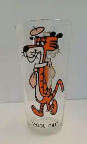 Vtg 1973 Warner Bros Pepsi Collector Series Looney Tune Cool Cat Glass NEW