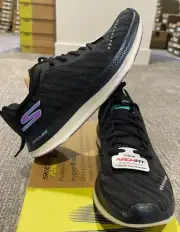 Women's Skechers Go Run Razor Excess 2 Running Shoes -Size 8, Black/Purple (New)
