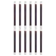 12Pcs Metal Internal Flex Frame, 18cm/7.1" Purse Frame Handbag Hinges, Silver