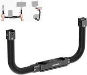 NEEWER Smartphone Stabilizer with Rig U Shaped Handles, Handheld Metal Phone Tripod Mount with Cold Shoes, Arca Type Base & Ergonomic Foam Handle Grip for Video Recording, CA016