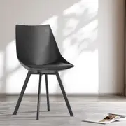 1 Set of 2 Artiss Dining Chairs Black