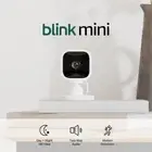 Blink Mini - Compact Indoor Plug-In Smart Security Camera, 1080P HD Video