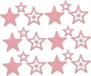SHOWERORO Non-Skid Shower Mat Bath Tub Stickers Star Patterns Anti Slip for Boys and Girls Peva Material Easy to Cle