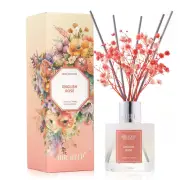 Reed Diffuser Set3.38 fl oz 100 ml - English Rose Oil Diffusers with 8 Reed S...