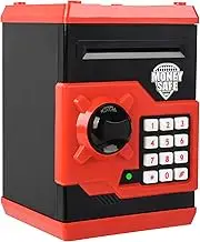 Augoing Piggy Bank Money Box, Electronic ATM Money Banks for Cash Coins Safe, Auto Scroll Real Money Saving Box for Kids with Passcode, Birthday Gifts Teen Boys Girls