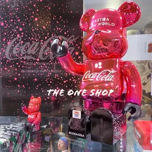 TheOneShop BE@RBRICK Coca Cola 可樂 可口可樂 電鍍可樂 星空可樂 電鍍 庫柏力克熊 400% 100%