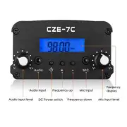 FM Transmitter,Long Range Stereo Radio Broadcast Transmitter for Drive-in Church