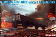 DML6085 1:35 Dragon German Railway Flatbed Typ Ommr (2 axle) w/ MG Crew