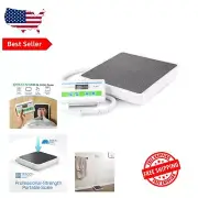 Large Display Portable Weighing Scale with Dual Unit Settings - Home & Hospital