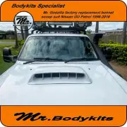 Mr. Godzilla Replacement Bonnet Scoop Suit Nissan Patrol GU 1/2/3/4/5/6/7/8