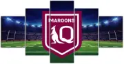 NRL New QLD State of Origin Rugby League Canvas Print wall art Home Decor
