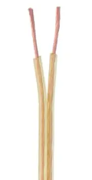 B&P Lamp Clear Gold, 18/2 Plastic Lamp Spool Cord