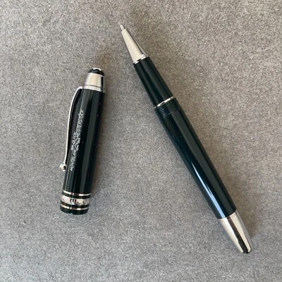 Montblanc Centenary 145 Resin Series Green-Silver Clip Rollerball Pen With Box