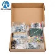 Electronic Component Kit Assortment LED Transistor Capacitor Resistor PCB Board