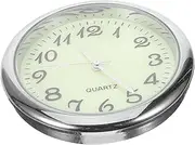 Mobestech Car Clock Mini Clock Car Stick on Clock Clocks Pendulum Tiny Clock Car Dash Clock Retro Small Digital Battery Operated Clock Small Automotive Small Clock Auto Dashboard Clock Metal