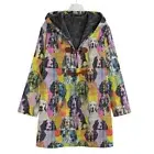 Irish Setter Dog Cotton Jacket Coat Hooded Cloak Cozy Gift Plaid Tartan Pop Art