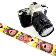Bear Fox Camera Strap - Camera Strap Bear -Double Padded Comfortable Camera