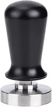 Coffee Tamper Stainless Steel Heavy Duty Resistant Durable Coffee Pressing Tool for Home Office Use Black 51mm 426g