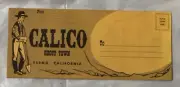 Vintage Calico Ghost Town Yermo, CA History, Photos, Map Tourist Foldout Clean