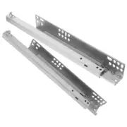 2 Pcs Soft Close Drawer Glides Turntable Hidden Slide Track