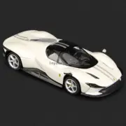 1:43 Ferrari Daytona sp3 Model Car Diecast Toy Cars Metal Die-cast Vehicle White