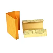 For audio tape cassette cases: 98 custom Nakamichi full-wrap DataWrap sleeves