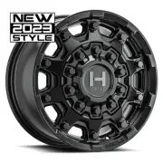 17x8 Hostile H134 Condor Asphalt (Matte Black) Wheel 6x130 (38mm)