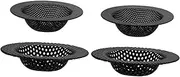 4pcs Kitchen Sink Strainers Stainless Steel Drainer Filters Draining Waste Plugs Hair Catcher for Bathtub Drain Home Sink Strainer