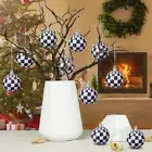 12pcs 6cm Lattice Christmas Ball Christmas Baubles Decorations Shopping Mall