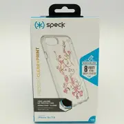 Speck Golden Blossoms Presidio Clear + Print Case - iPhone SE (2020)/8/7/6s