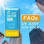 MizuMi UV Airy Sun Stick SPF50+ PA++++ 20g. Waterproof, soft and smooth texture.