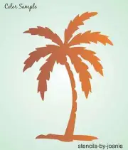 Joanie Stencil 12" tall Coconut Palm Date Tree Beach Tropical Lake Ocean Signs
