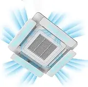 Air Conditioner Windshield Desktop Central Air-Conditioning Windshield, General Air-Conditioning Windshield, Cooling/Heating Air Circulation Windshield, Angle Adjustable Windshield