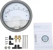 Pressure Gauge, Well Pump Pressure Gauge, Differential Pressure Gauge, Dial Accuracy, Aluminium, Suitable for Electronics, Air Compressor, Water, 1/8 inch