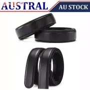 Genuine Leather Belt Men Automatic Replacement Belt Strap No Buckle 3.5cm Width