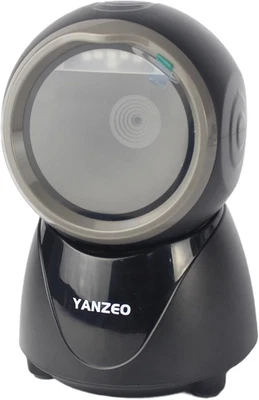 YS867 Desktop Barcode Scanner Omnidirectional Hands Free 1D/2D QR Bar Code Laser
