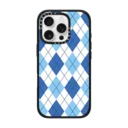 iPhone 16 Pro Impact Case ARGYLE BLUE
