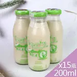 高屏羊乳 台灣好羊乳系列-SGS玻瓶麥芽調味羊乳200MLX15瓶