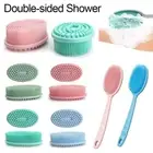 Massager Hair Scalp Body Scrubber Shower Skin Cleaner Cleaning Pad Bath Brush