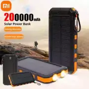 Xiaomi Solar 200000Mah Power Bank Portable Large Capacity Fast Charger USB A & C