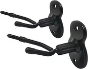 Tignapoo Violin Hanger Wall Mount Hook Violin Viola Hanger with Bow Hook (Iron Base) 2 Pack, for Violin Display Stand, Shelf, Organizer, Targeting Violinists