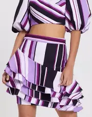 Mossman Crop Top Bustier & Skirt Set Size 10 BNWT RRP $379 Party Formal