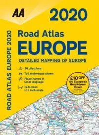 在飛比找博客來優惠-Road Atlas Europe 2020