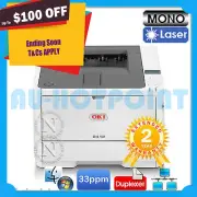 OKI B412dn A4 Mono Laser Network PCL Duplex Printer+3-Yr Wty 33PPM P/N:45762003