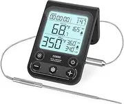 [Lavatools] OVT2 Element Digital Oven Thermometer for Oven, Grill, and Smoker Includes Dual-Sensor Stainless Temperature Probe (Black)