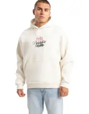 [Nomadic Paradise] Tulip Oversized Hoodie in Beige