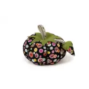 Dritz Black Sewing Button Themed XL Tomato Pin Cushion